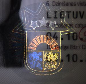 LVA-JO-01003 - 
<Paġna tal-bijodata> - OVD - element ottikament varjabbli