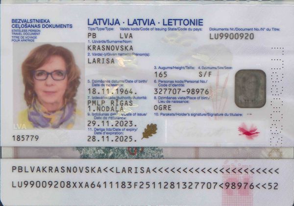 LVA-JO-03004 - 
<Integrovan&aacute; karta s osobn&iacute;mi &uacute;daji - předn&iacute; strana (totožnost)>
                