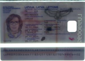 LVA-JO-03004 - 
<Integrovan&aacute; karta s osobn&iacute;mi &uacute;daji - předn&iacute; strana (totožnost)> - Vodoznak