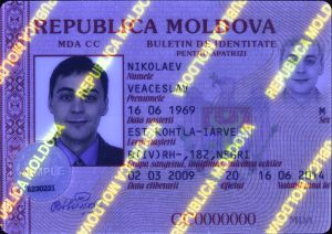 MDA-HO-08001 - 
<Předn&iacute; strana - totožnost> - Jištěn&iacute; v UV světle