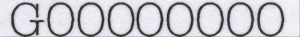 MEX-AO-02004 - 
                    <Qoxra &ndash; ta' wara, minn ġewwa>
                     - Numerazzjoni
