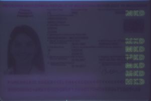 MKD-AS-01001 - 
<Kard tal-bijodata integrata - recto (identit&agrave;)> - Element UV