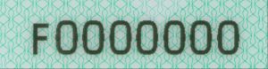 MKD-HO-01003 - 
<Recto &ndash; identit&agrave;> - Numerazione