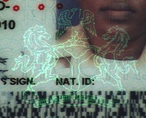NGA-F-01001 - 
<Recto - identit&agrave;> - OVD - element ottikament varjabbli