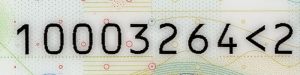 NLD-HD-02001 - 
<Verso> - Numerazzjoni