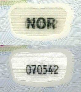 NOR-AO-02001 - 
<Integrovan&aacute; karta s osobn&iacute;mi &uacute;daji - předn&iacute; strana (totožnost)> - OVD - opticky proměnliv&yacute; prvek
