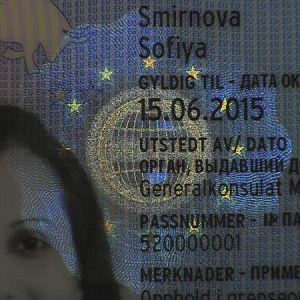 NOR-J-01001 - 
<Předn&iacute; strana - totožnost> - OVD - opticky proměnliv&yacute; prvek