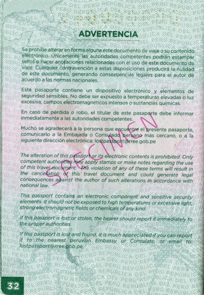 PER-AD-02001 - 
<Inner page(s)>
                