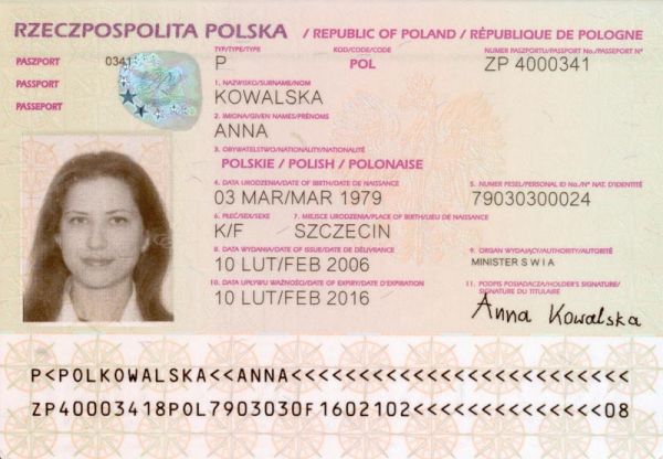 POL-AO-04001 - 
<Kard tal-bijodata integrata - recto (identit&agrave;)>
                