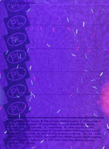 POL-GO-02001 - 
<Zadn&iacute; strana > - Jištěn&iacute; v UV světle