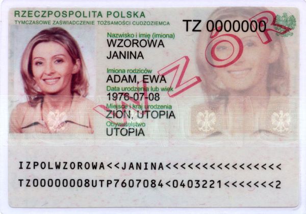 POL-HO-03001 - 
<Voorzijde &ndash; identiteit>
                