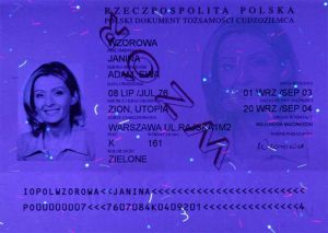 POL-HO-03002 - 
<Recto - identit&agrave;> - Element UV