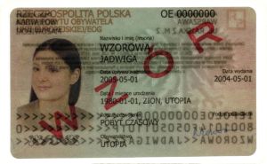 POL-HO-05002 - 
<Předn&iacute; strana - totožnost> - Vodoznak