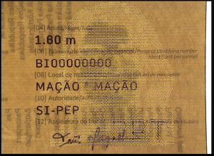 PRT-AD-01003 - 
<Integrated biodata card - recto (identity)> - Facial image