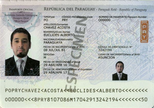 PRY-AS-02001 - 
<Personaldatenseite> - Bedruckstoff