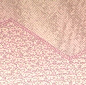 ROU-AO-02001 - 
<Copertina frontale, lato interno> - Tecnica di stampa