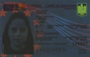 ROU-BO-05002 - 
<Předn&iacute; strana - totožnost> - Jištěn&iacute; v UV světle