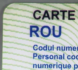 ROU-HO-03002 - 
<Recto &ndash; identit&agrave;> - Tecnica di stampa