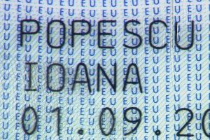 ROU-HO-03004 - 
<Předn&iacute; strana - totožnost> - Osobn&iacute; &uacute;daje