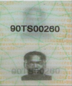 SEN-AS-05001 - 
<Kard tal-bijodata integrata - recto (identit&agrave;)> - OVD - element ottikament varjabbli