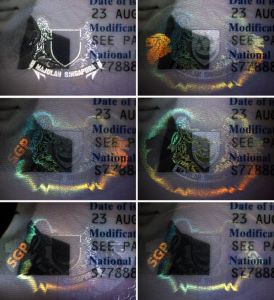SGP-AP-03001 - 
<Tessera integrata con dati anagrafici - recto (identit&agrave;)> - OVD - elemento otticamente variabile