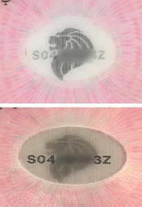SGP-BO-01001 - 
<Forside - identitet> - OVD - optisk variabelt m&aelig;rke