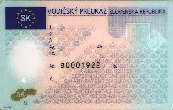 SVK-FO-02001 - 
<Recto - identit&agrave;>
                