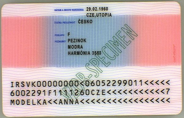 SVK-HO-02001 - 
<Zadn&iacute; strana >
                