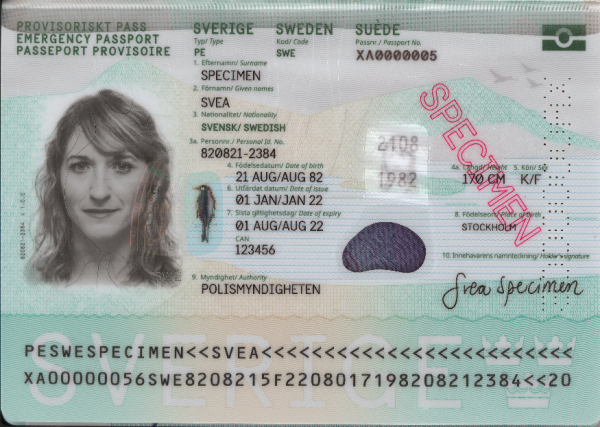 SWE-AP-06001 - 
<Integrovan&aacute; karta s osobn&iacute;mi &uacute;daji - předn&iacute; strana (totožnost)>
                
