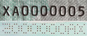 SWE-AP-06001 - 
<Qoxra &ndash; ta' quddiem, minn ġewwa> - Numerazzjoni