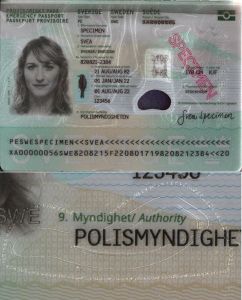 SWE-AP-06001 - 
<Kard tal-bijodata integrata - recto (identit&agrave;)> - Teknika ta&rsquo; stampar