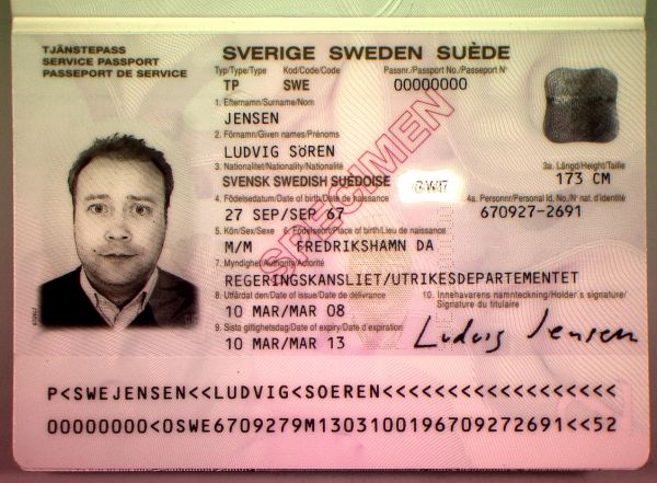SWE-AS-03001 - 
<Kard tal-bijodata integrata - recto (identit&agrave;)>
                