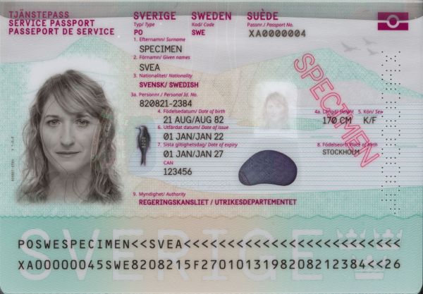SWE-AS-05001 - 
<Kard tal-bijodata integrata - recto (identit&agrave;)>
                