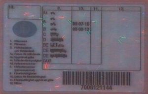SWE-FO-02001 - 
<Zadn&iacute; strana > - Jištěn&iacute; v UV světle