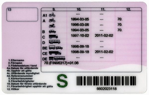 SWE-FO-03002 - 
<Verso>
                