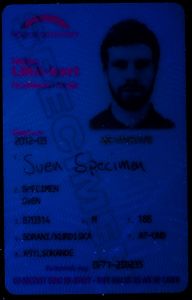 SWE-HP-01002 - 
<Recto - identit&agrave;> - Element UV