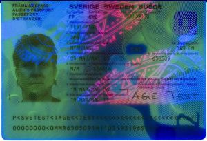 SWE-JO-02004 - 
<Kard tal-bijodata integrata - recto (identit&agrave;)> - Element UV