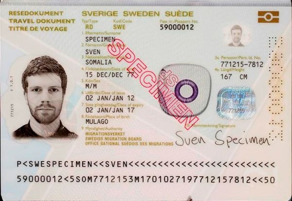 SWE-JO-04001 - 
<Kard tal-bijodata integrata - recto (identit&agrave;)>
                
