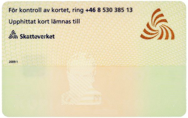 SWE-PI-01001 - 
<Verso>
                