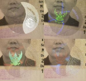 THA-AD-02001 - 
<Kard tal-bijodata integrata - recto (identit&agrave;)> - OVD - element ottikament varjabbli