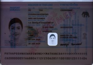 THA-AD-06001 - 
<Tessera integrata con dati anagrafici - recto (identit&agrave;)> - Sicurezza supplementare