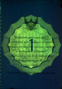 THA-AO-02001 - 
<Kard integrata &ndash; verso> - Element UV