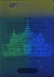 THA-AP-06001 - 
<Desky - zadn&iacute; předs&aacute;dka> - Jištěn&iacute; v UV světle