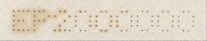 THA-AP-06001 - 
<Retrocopertina, lato interno> - Numerazione
