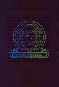 TZA-AD-02001 - 
<Integreret kort - bagside> - UV-feature