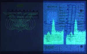 YEM-EP-02001 - 
<Předn&iacute; strana - totožnost> - Jištěn&iacute; v UV světle