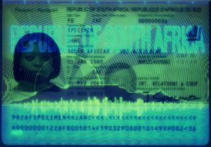 ZAF-AD-02001 - 
<Tessera integrata con dati anagrafici - recto (identit&agrave;)> - Elemento UV